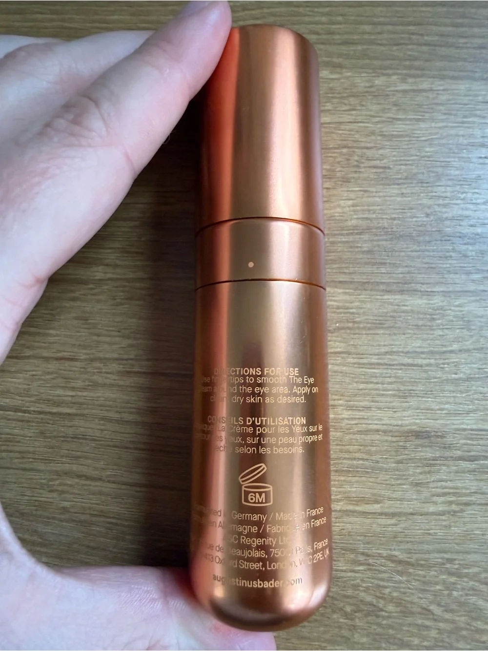 *Brand New* Augustinus Bader The Eye Cream Nomad - Full Size 15ml